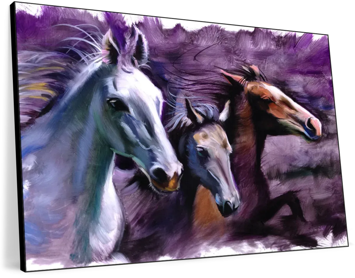 3 Horses Wall Art