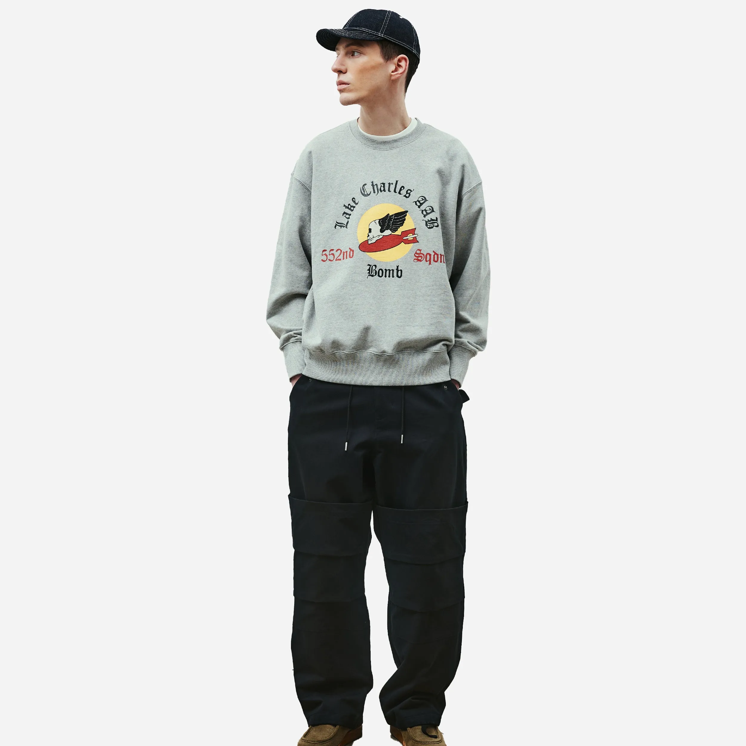 552ND SQUADRON SWEATSHIRT - GREY MELANGE