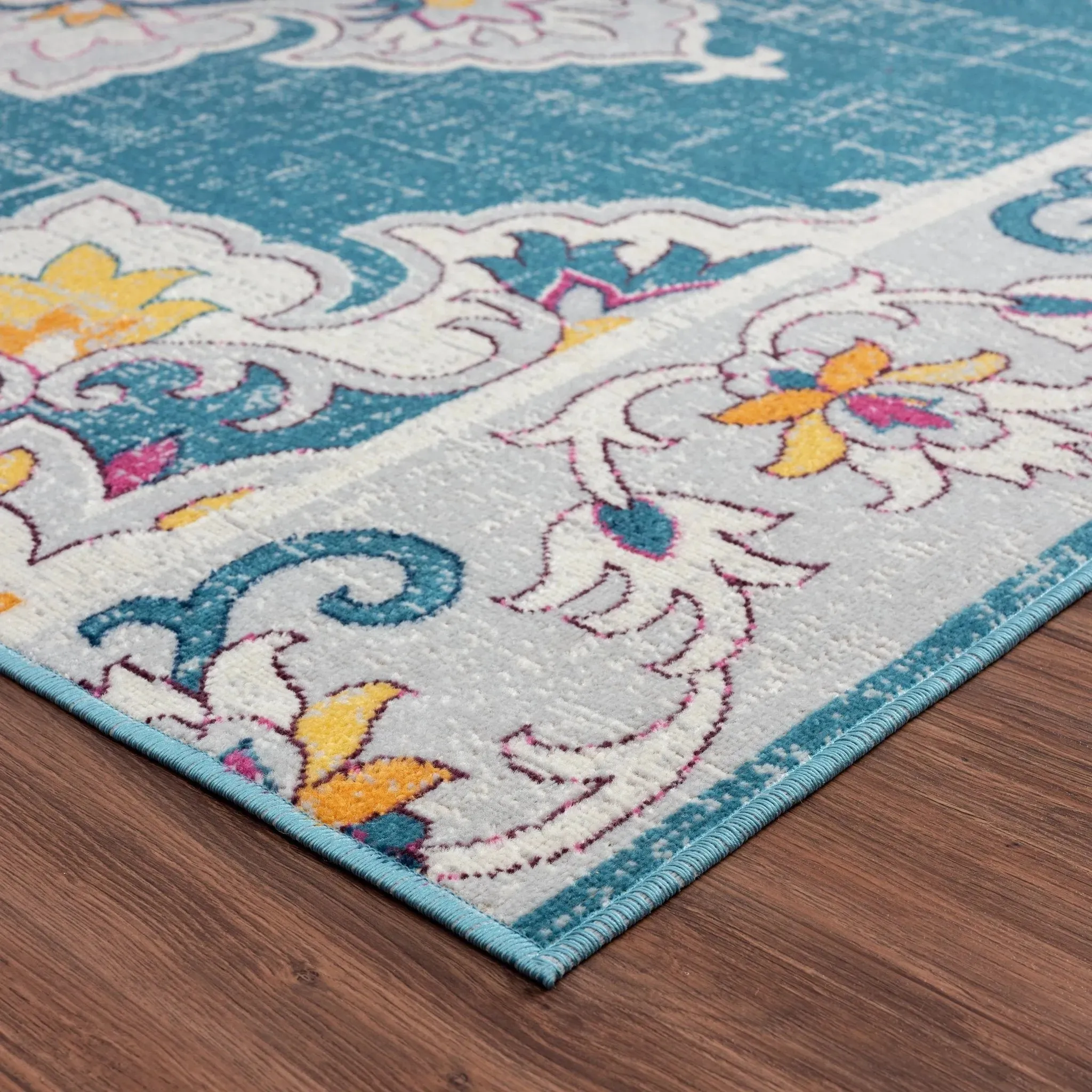 Antiquity 81461BLY Blue/Yellow Rug