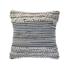 Bold Textured Navy  LR07435 Throw Pillow