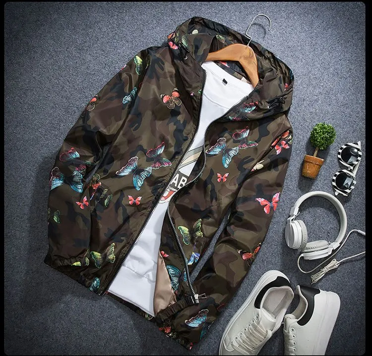 Butterfly Camo Windbreaker