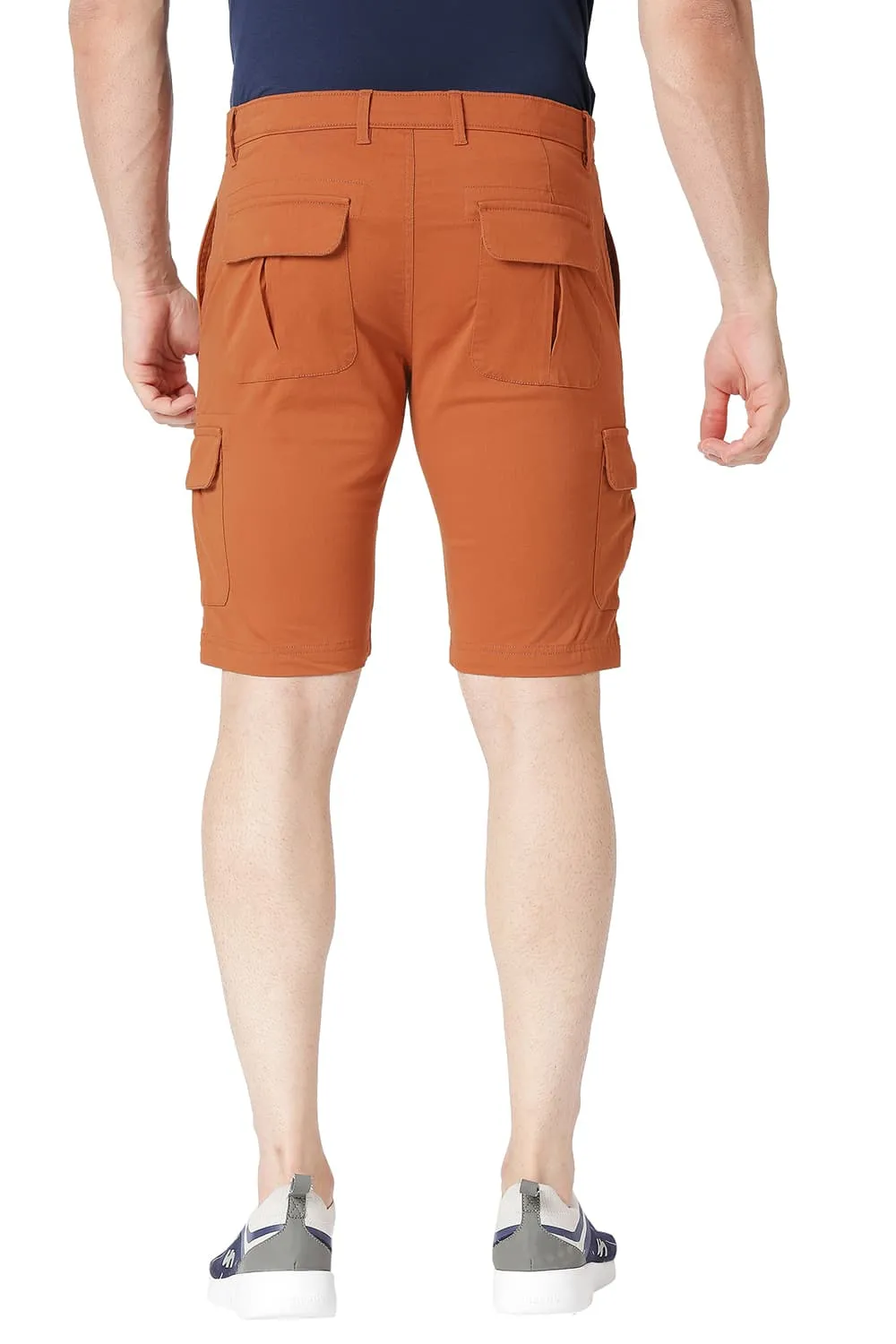 Cargo Cotton Stretch Shorts