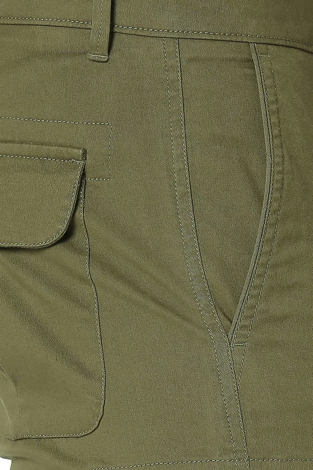 Cargo Cotton Stretch Shorts