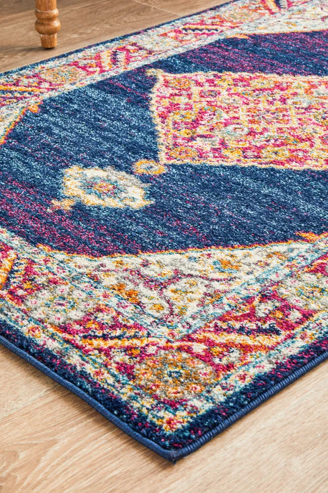 Century 966 Royal Blue Runner Rug