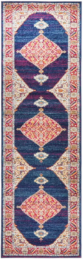 Century 966 Royal Blue Runner Rug