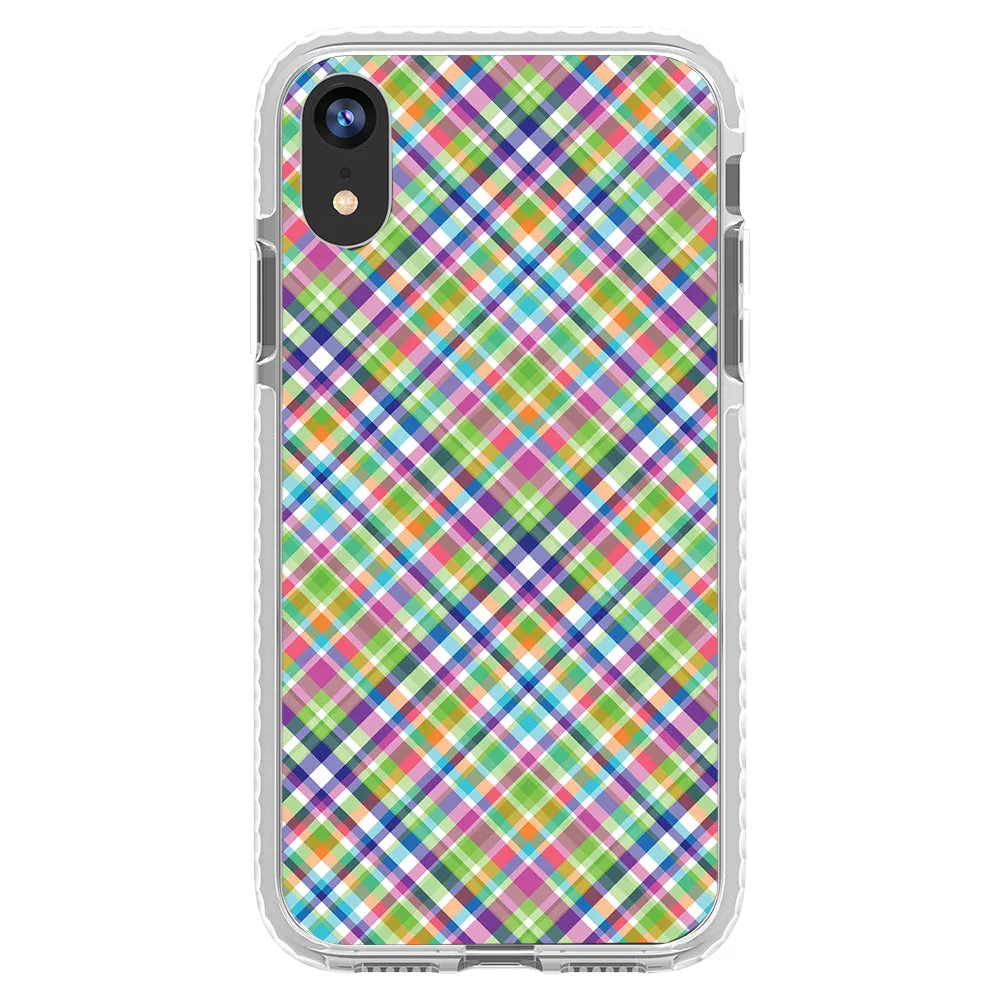 Colorful Checkboard Impact iPhone Case