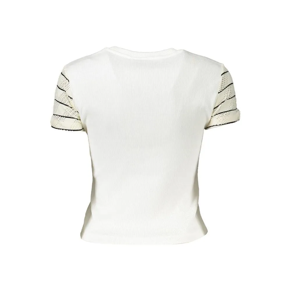 Desigual White Cotton Women Top