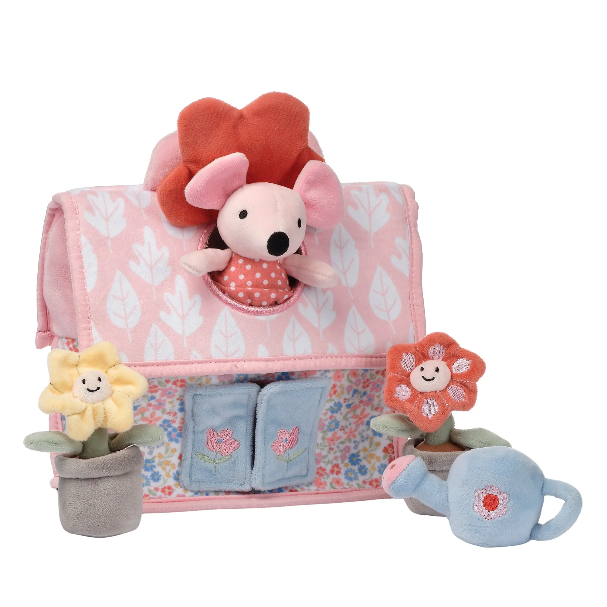 Floral Cottage Interactive Plush Play Set