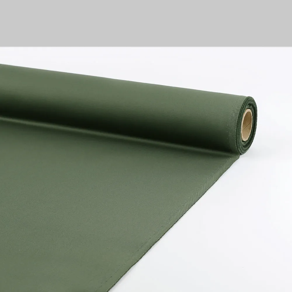 Heavyweight Cotton Sateen - Khaki Green