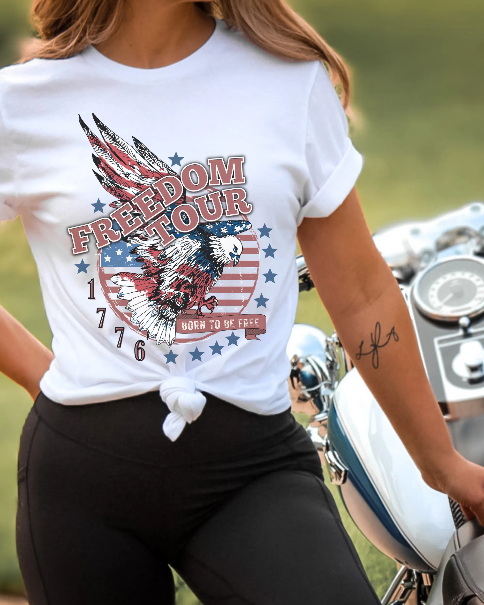 Home Of The Free Because of The Brave T-Shirt, 5th of July T-Shirt, Military-Inspired July Fourth T-Shirt Front or Back Design