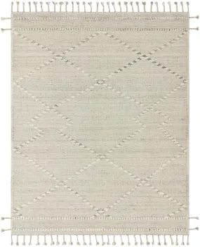 Iman Rug in Ivory & Lt. Grey