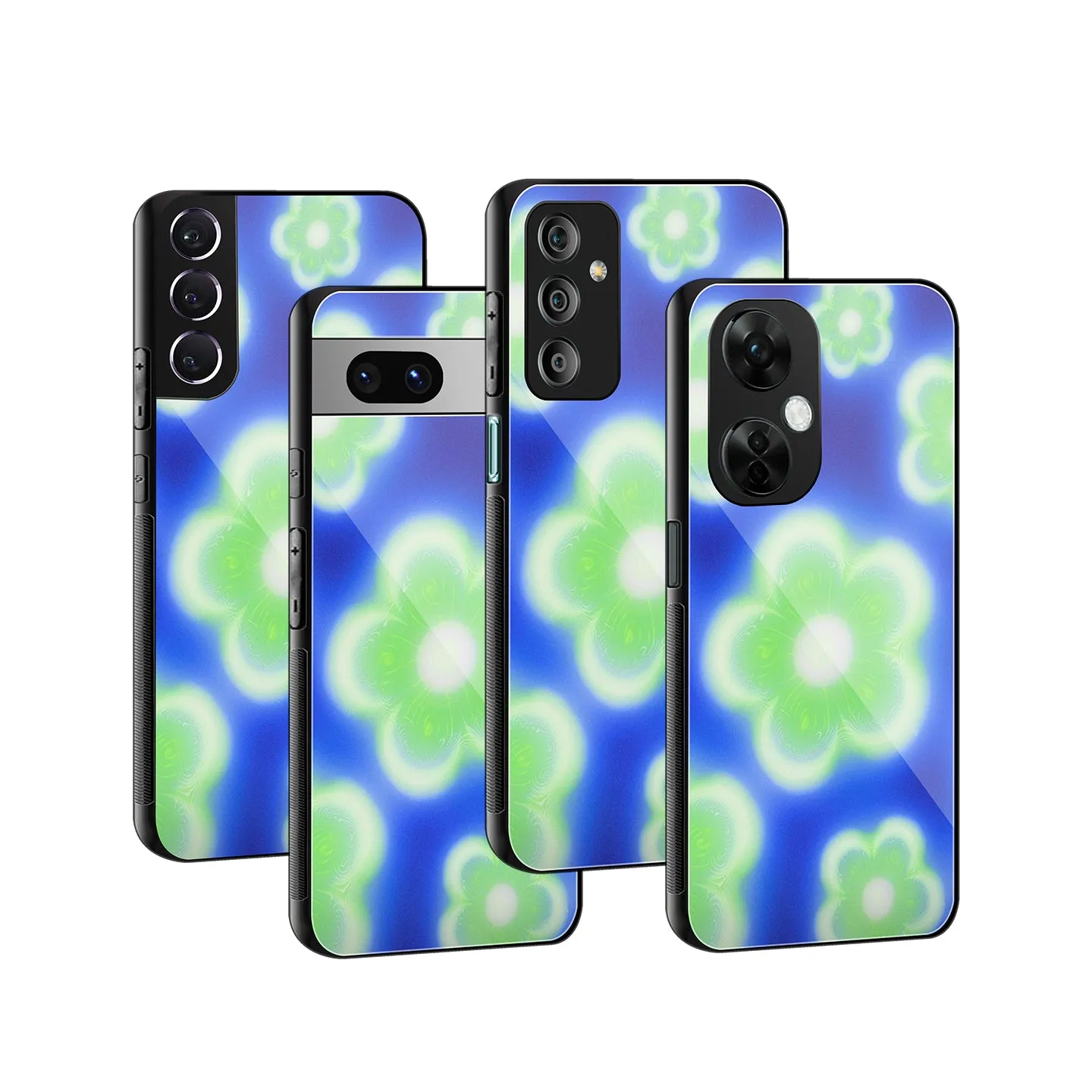 Indigo Bloom Phone Cover | Glass Case