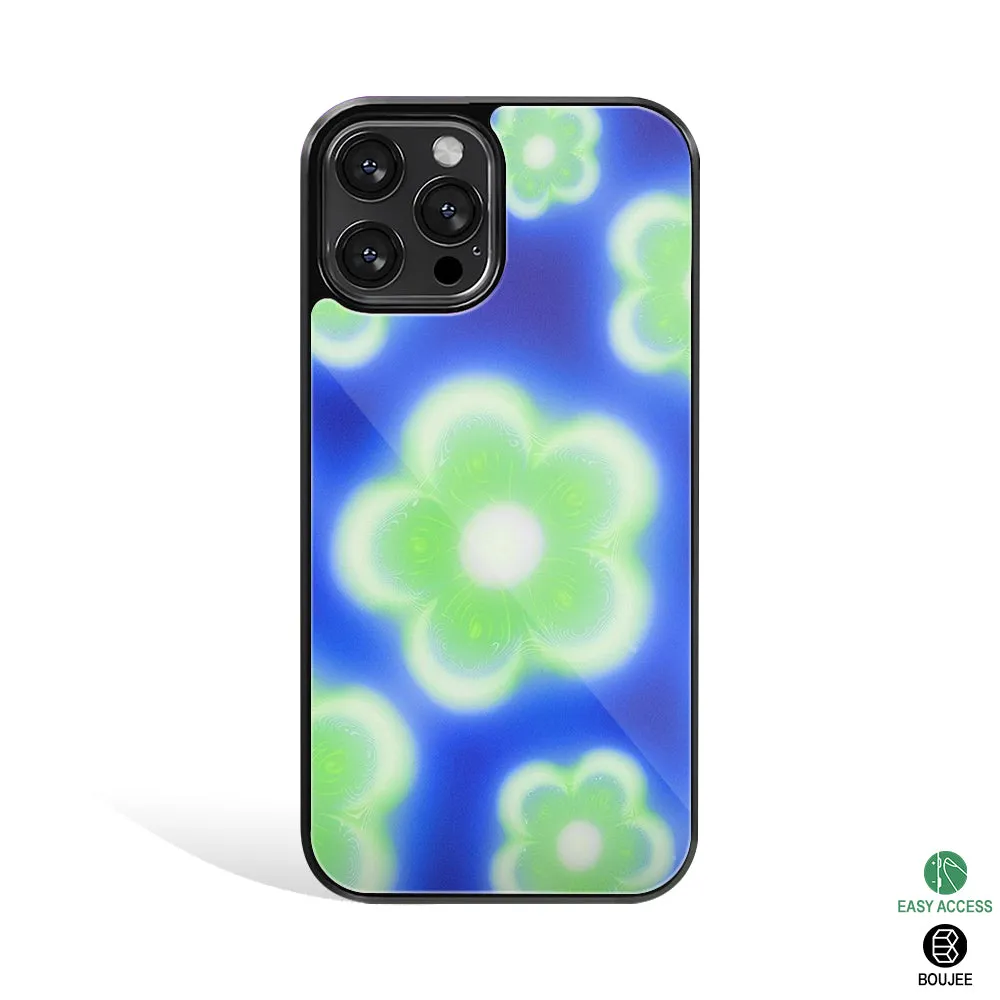 Indigo Bloom Phone Cover | Glass Case