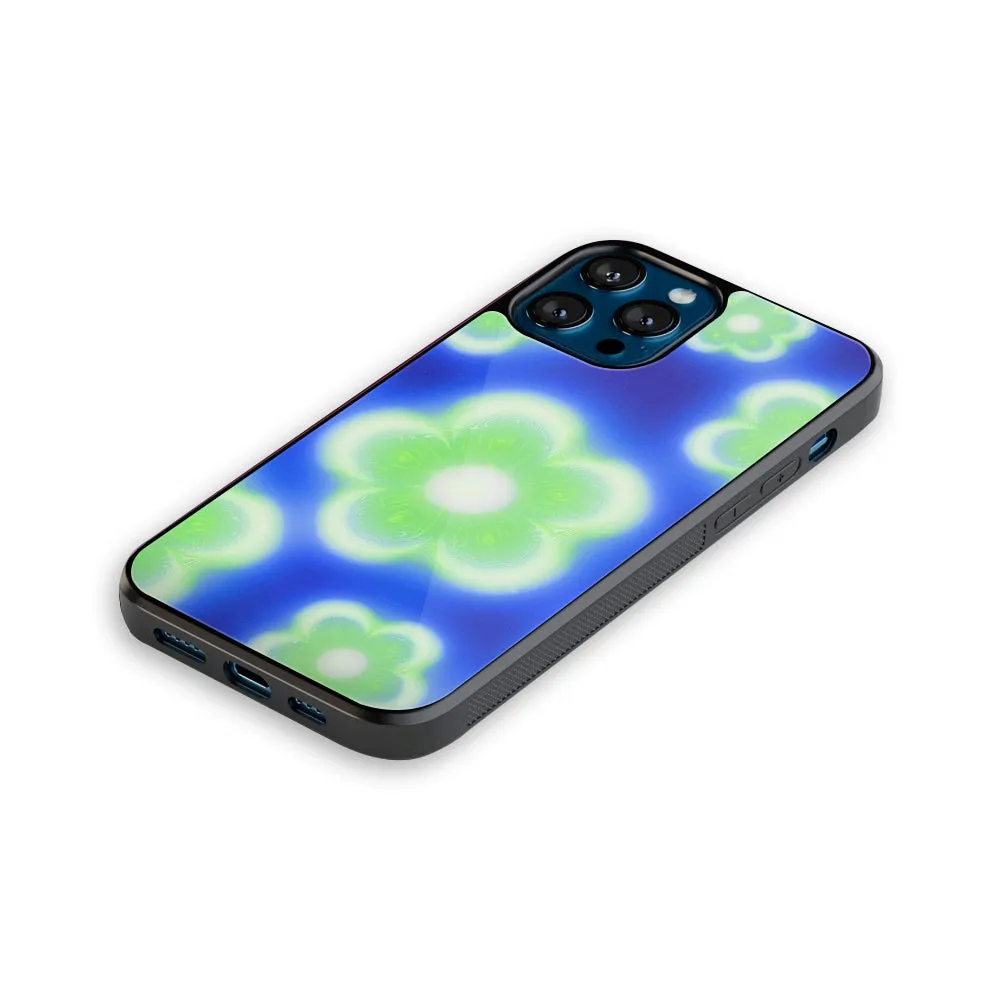 Indigo Bloom Phone Cover | Glass Case