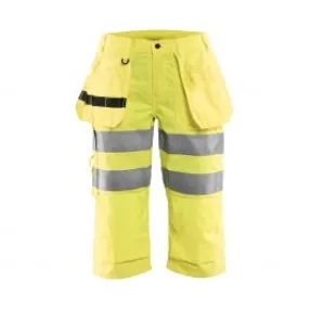 Ladies&#x20;Pirate&#x20;Shorts&#x20;High&#x20;Vis&#x20;7139&#x20;&#x20;High&#x20;Vis&#x20;Geel&#x20;-&#x20;Bl&#xE5;kl&#xE4;der