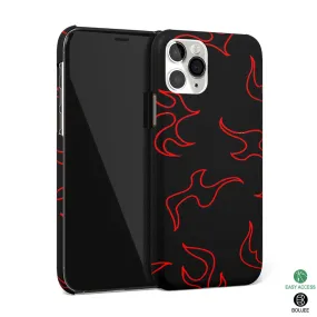 Lil Flames Red Phone Cover | Matte Case