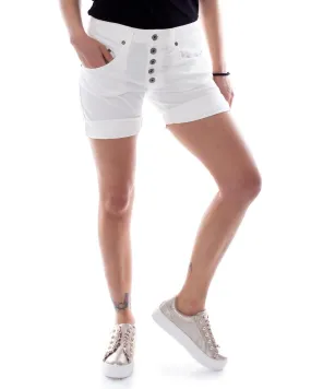 Replay Anbass Shorts for Women White Size XS