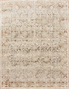 Theia Rug in Natural & Rust