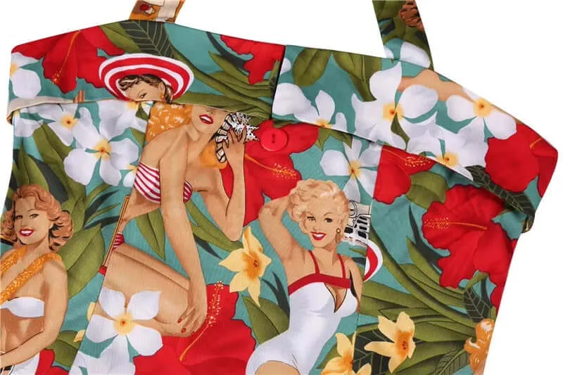 Tropical Pinups Halter Top