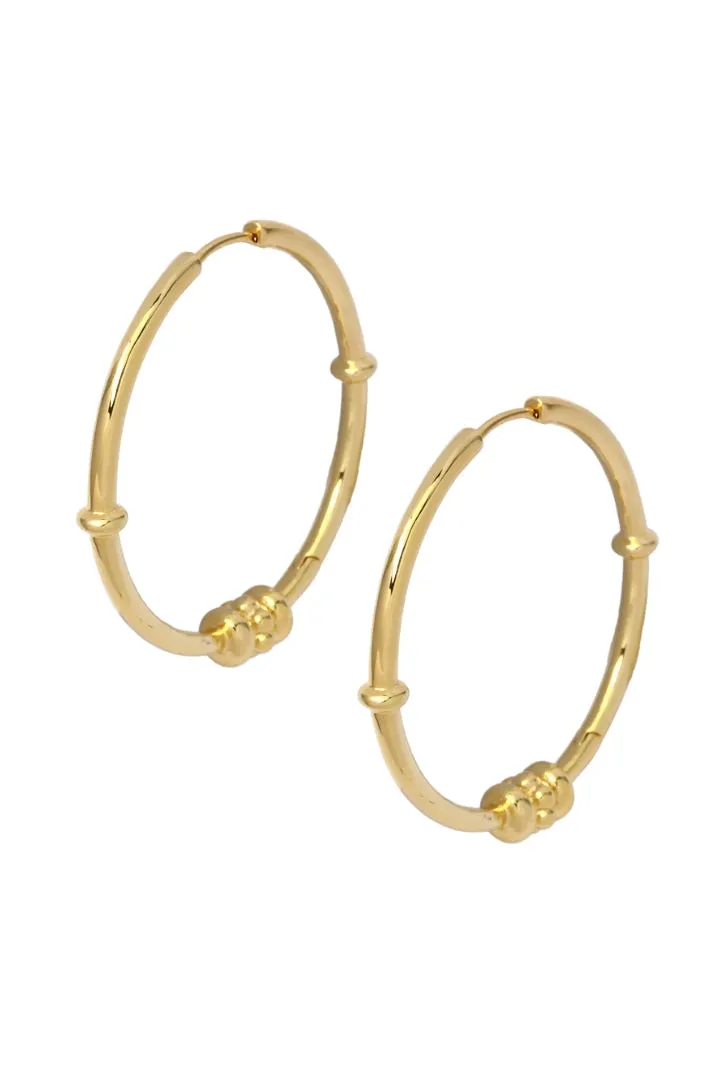 Vintage Hoops In Gold