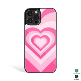 Y2K Flamingo Hearts Phone Cover | Glass Case